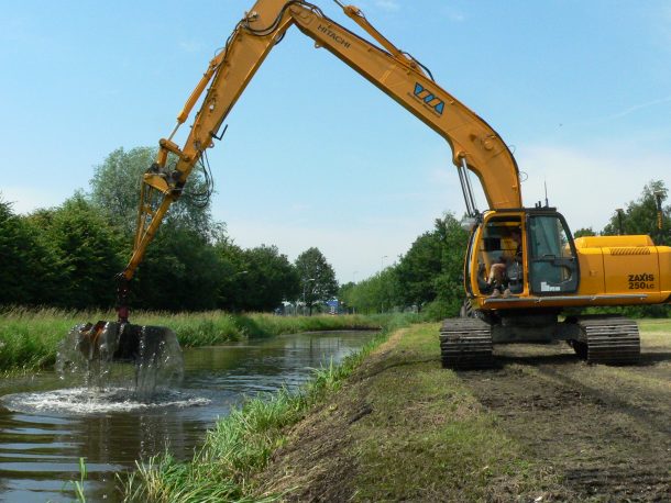 Baggeren stedelijke gebieden